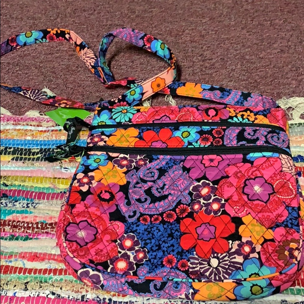 Vera Bradley Triple Zip Hipster